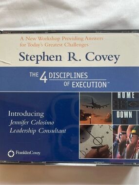 Franklin Covey Stephen R. Covey The 4 Disciplines of Execution Audio CD - Blue